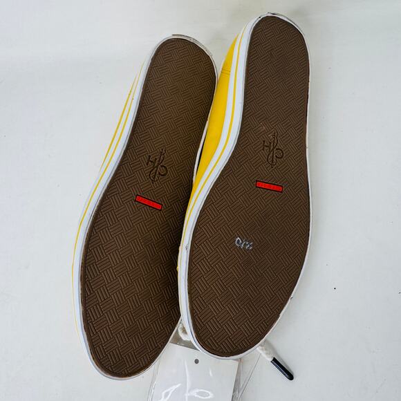 RARE Sample Cole Haan Mary Jane Flats Womens 6W Yellow Upper Leather Slip On - Picture 7 of 10